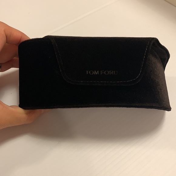 TOM Ford Sun Glass Case Velvet Black No Stains or Rips - Picture 2 of 4